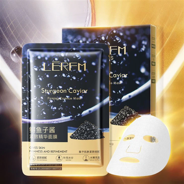 Máscara facial de caviar